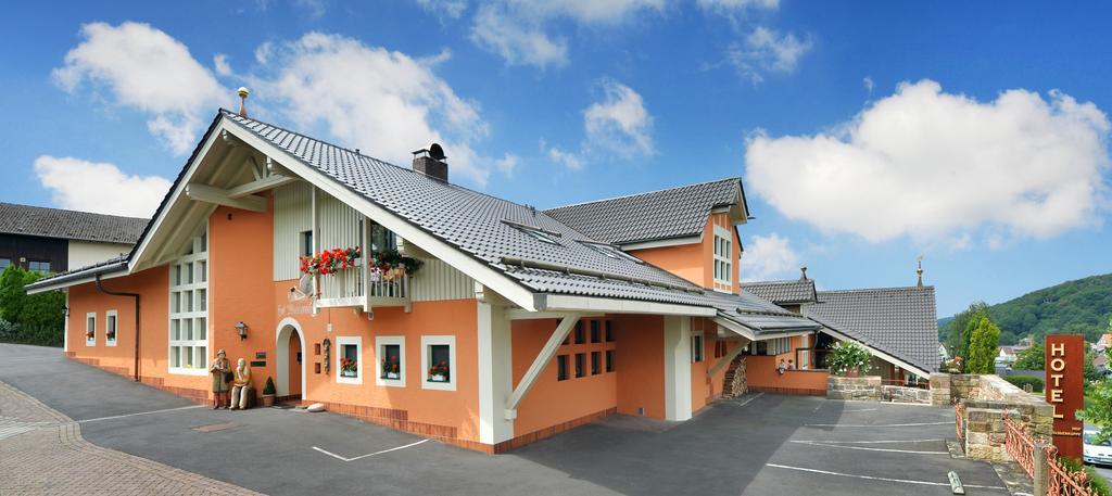 Landhaushotel Hof Wasserkuppe พ็อพเพินเฮาเซน ภายนอก รูปภาพ