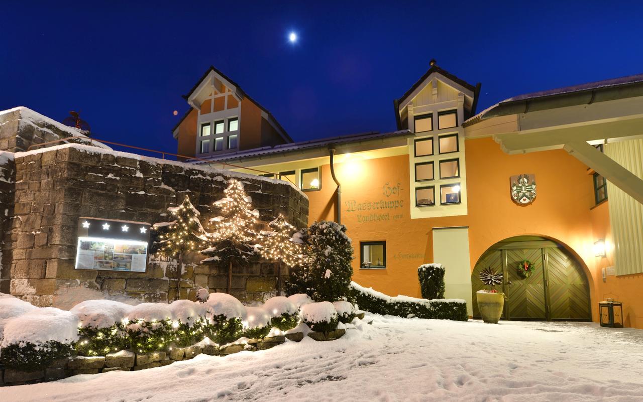 Landhaushotel Hof Wasserkuppe พ็อพเพินเฮาเซน ภายนอก รูปภาพ